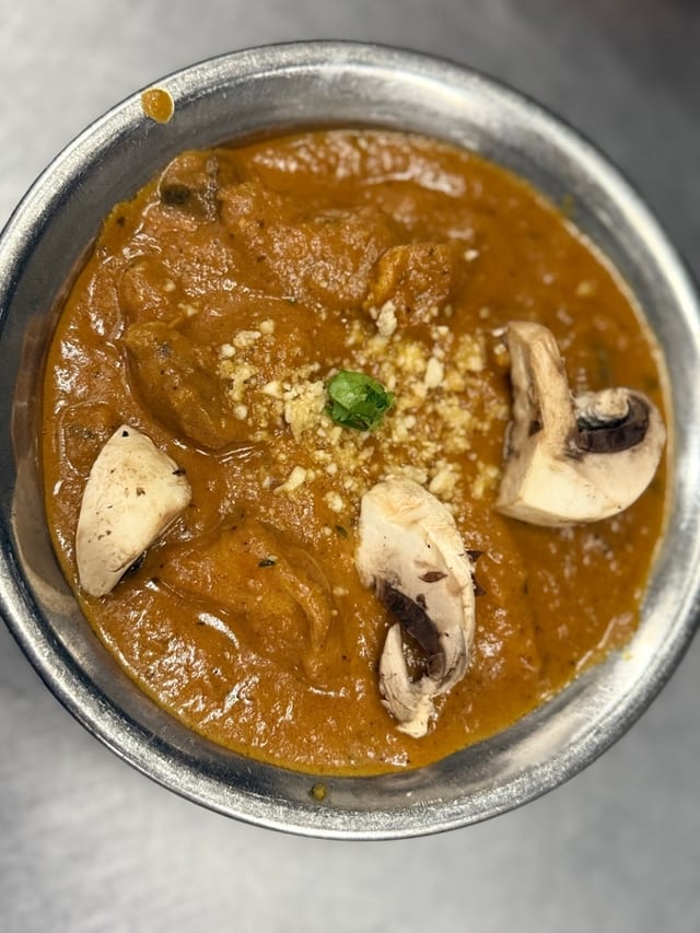 Chicken Mushroom Korma.